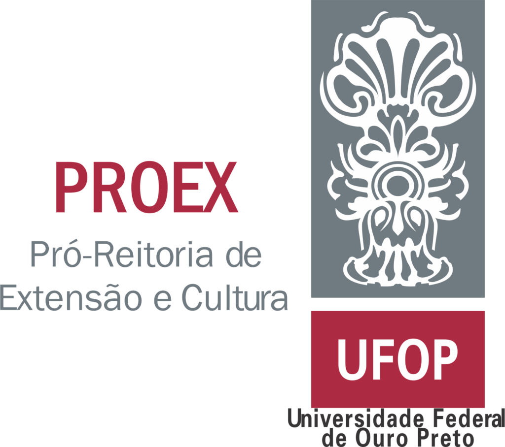 Logomarca da Pró-Reitoria de Extensão e Cultura da Universidade Federal de Ouro Preto.